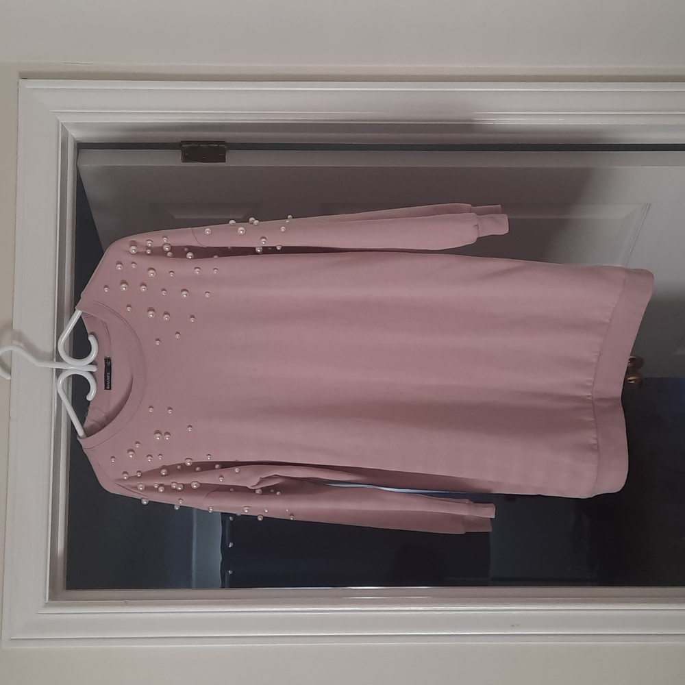 Solutions bejeweled sweater dress. Size small